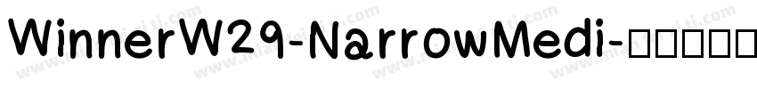 WinnerW29-NarrowMedi字体转换
