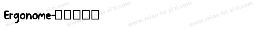 Ergonome字体转换