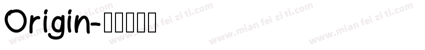 Origin字体转换