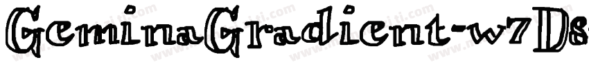 GeminaGradient-w7D8字体转换