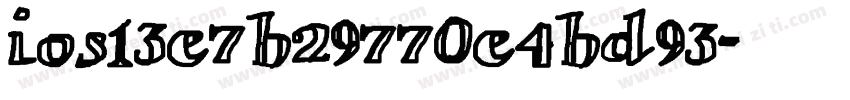 ios13e7b29770e4bd93字体转换