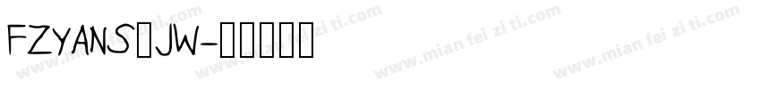 FZYANS_JW字体转换
