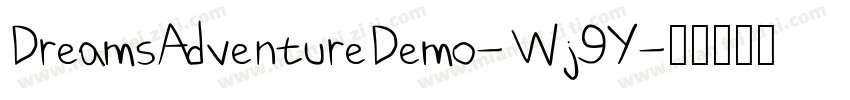 DreamsAdventureDemo-Wj9Y字体转换