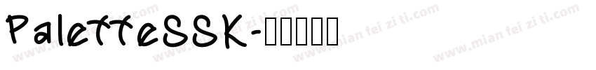PaletteSSK字体转换