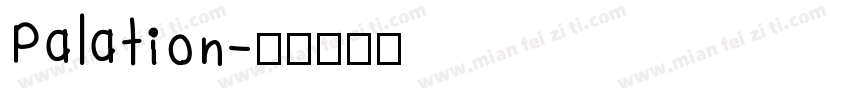 Palation字体转换