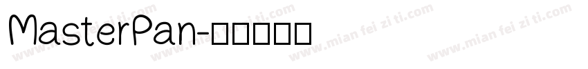 MasterPan字体转换