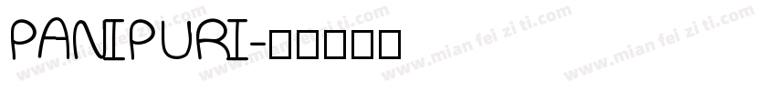 PANIPURI字体转换