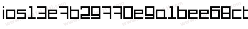 ios13e7b29770e9a1bee68cbde88a8a字体转换