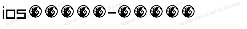 ios比较新字体字体转换