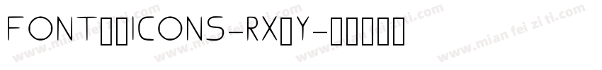 Font90Icons-rX1y字体转换