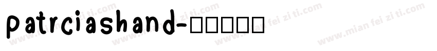 patrciashand字体转换