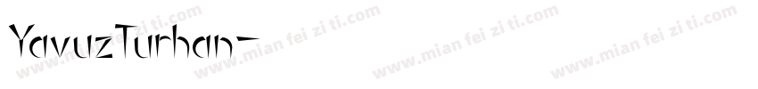 YavuzTurhan字体转换