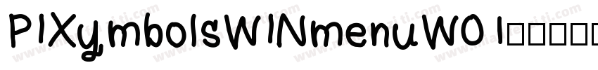 PIXymbolsWINmenuW01-字体转换
