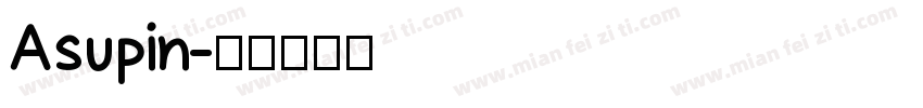 Asupin字体转换