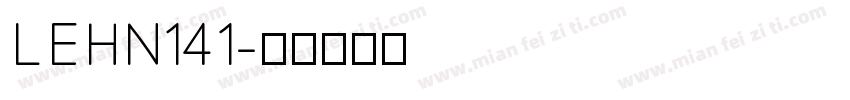 LEHN141字体转换