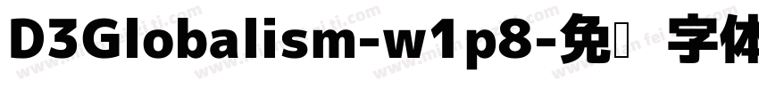 D3Globalism-w1p8字体转换