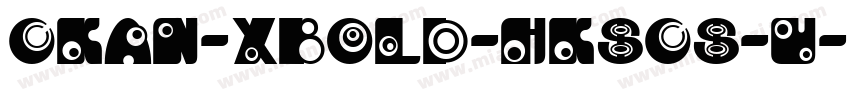 CKan-Xbold-HKSCS-U字体转换