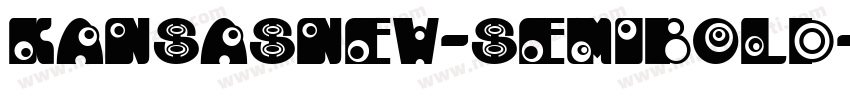 Kansasnew-semibold字体转换