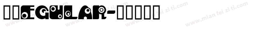 美团EGULAR字体转换