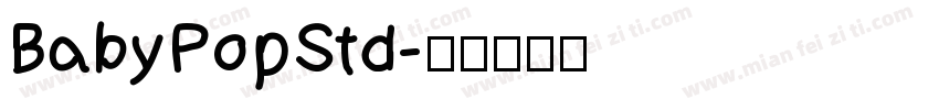 BabyPopStd字体转换