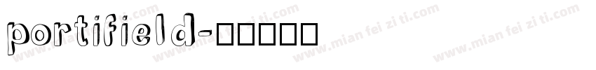 portifield字体转换