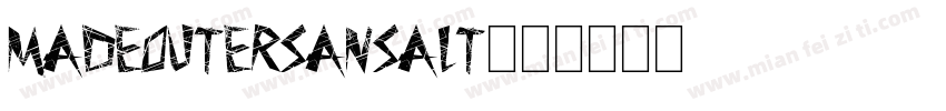 MADEOUTERSANSALT字体转换