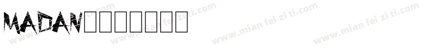 Madan2字体转换