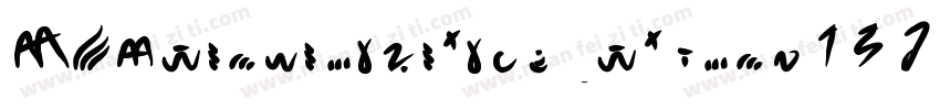WAwmianielzitlcomthead13781字体转换