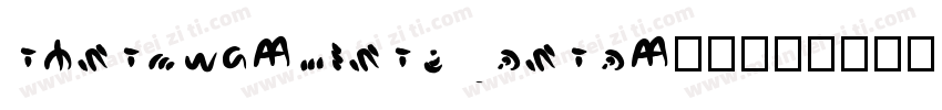 hyshangweishoushuw正则字体转换