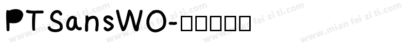 PTSansWO字体转换
