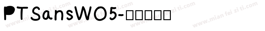 PTSansWO5字体转换