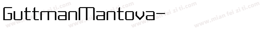 GuttmanMantova字体转换