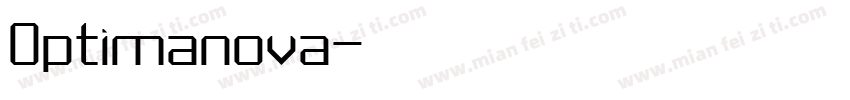 Optimanova字体转换