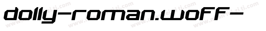 dolly-roman.woff字体转换