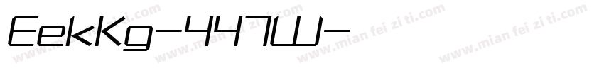 EekKg-447W字体转换