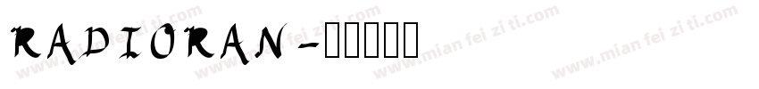 RADIORAN字体转换