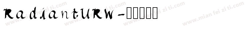 RadiantURW字体转换