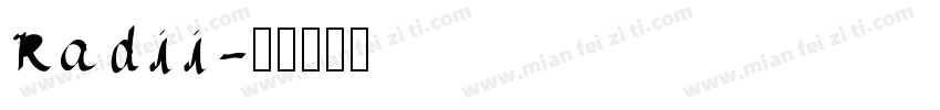 Radii字体转换