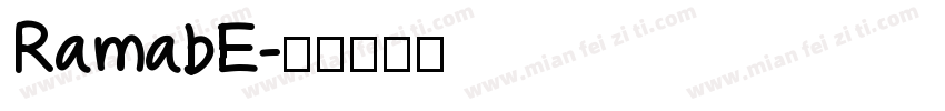 RamabE字体转换