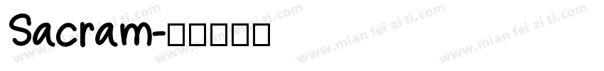 Sacram字体转换