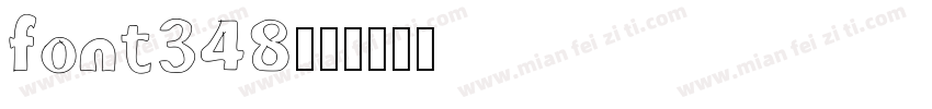 font348字体转换