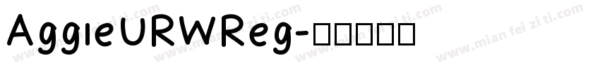 AggieURWReg字体转换