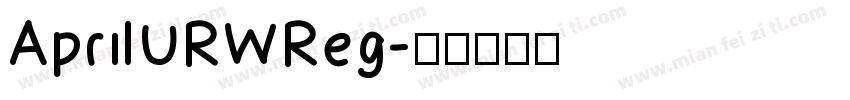 AprilURWReg字体转换