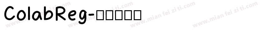 ColabReg字体转换