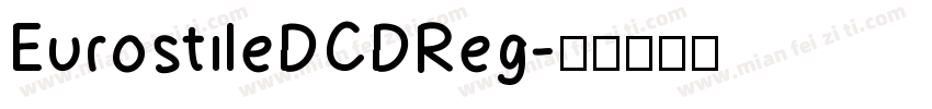 EurostileDCDReg字体转换