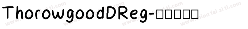 ThorowgoodDReg字体转换