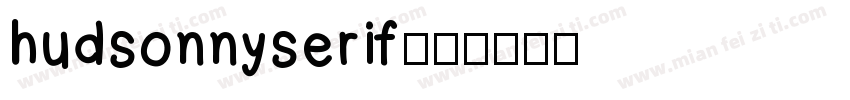 hudsonnyserif字体转换