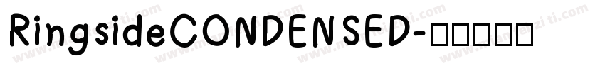 RingsideCONDENSED字体转换
