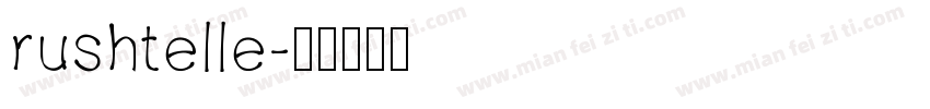 rushtelle字体转换