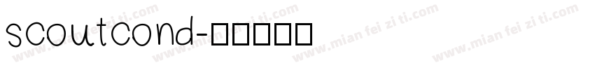 scoutcond字体转换